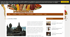 Desktop Screenshot of laviadellespezie.net